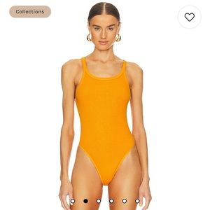 RE/DONE Hanes Bodysuit 💛NEW with tags! Size Small